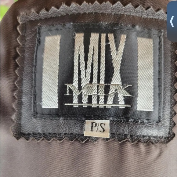 MIX MIX Leather Vintage Belted jacket - Picture 8 of 8